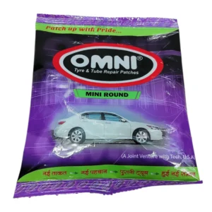 OMNI Mini Round Tyre & Tube Repair Patches – 50 Pieces